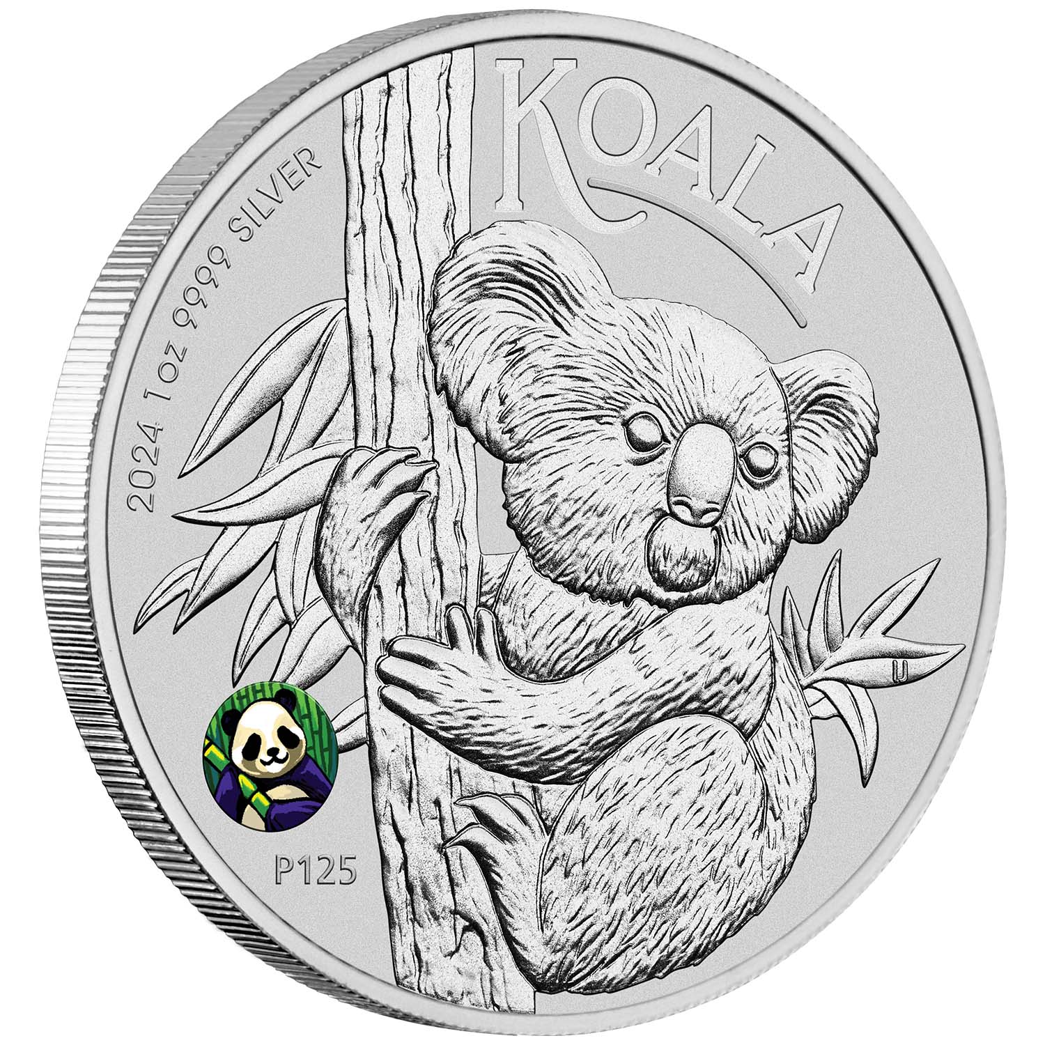 Australian Koala with Panda Privy 2024 1oz Silver Coin | Perth
