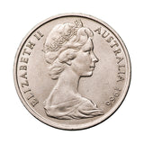 Australia 1966 20c Wavy '2' about Uncirculated Coin