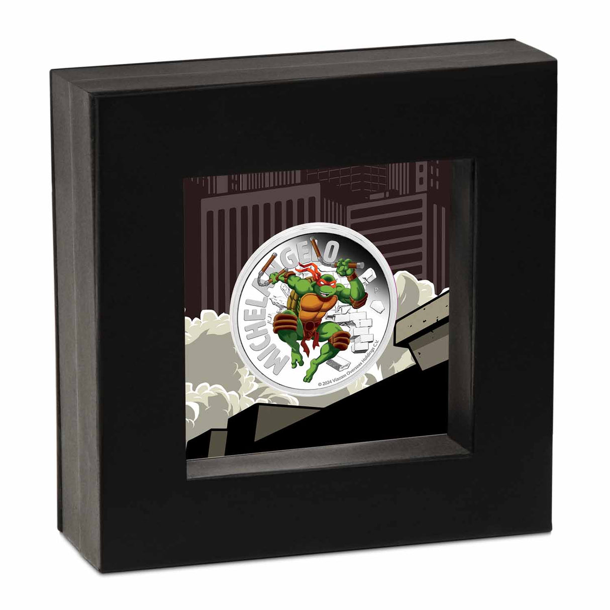 Teenage Mutant Ninja Turtles Michelangelo 2024 $1 Colour 1oz Silver Proof Coin