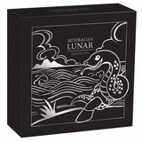 Australia Lunar Year of the Snake 2025 $1 Gold-plated 1oz Silver Brilliant Uncirculated Coin