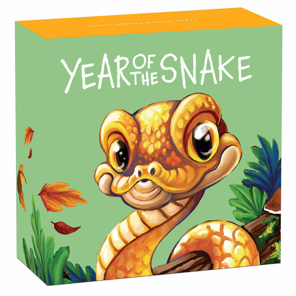 Lunar Year of the Snake 2025 50c Baby Snake Colour 1/2oz Silver Proof Coin