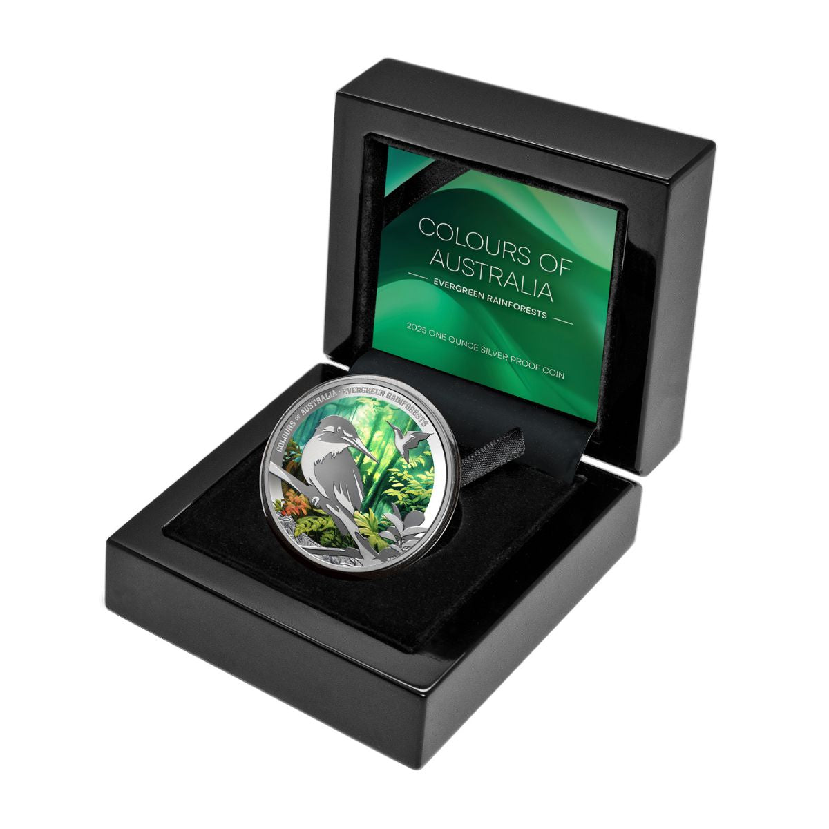 Colours of Australia 2025 $1 Evergreen Rainforests 1oz Silver