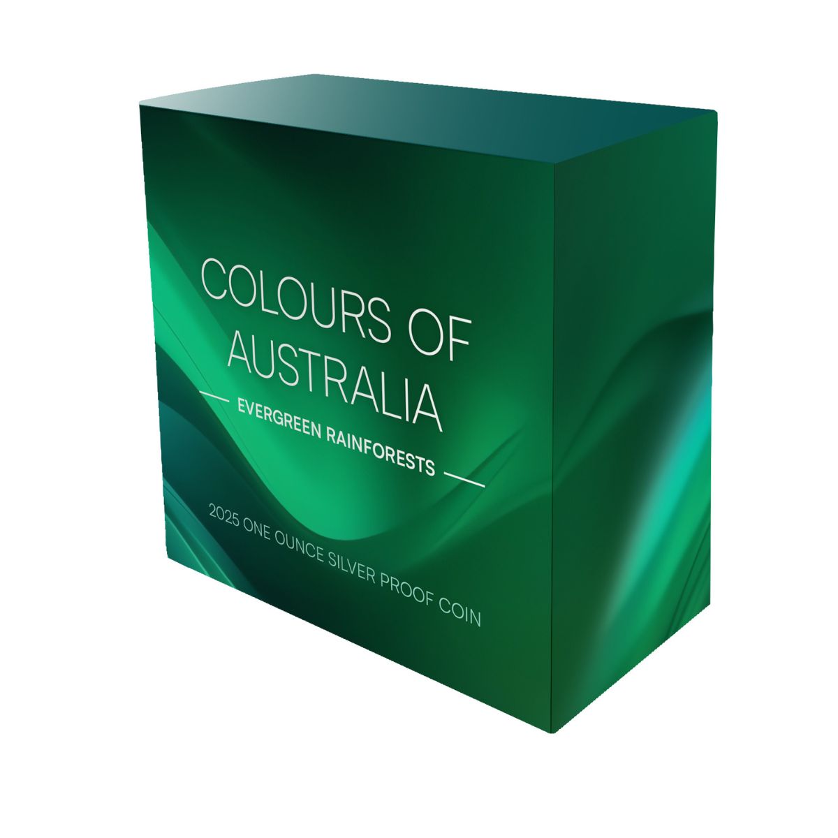 Colours of Australia 2025 $1 Evergreen Rainforests 1oz Silver Proof Coin
