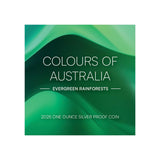 Colours of Australia 2025 $1 Evergreen Rainforests 1oz Silver Proof Coin