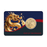Australia Lunar Year of the Dragon 2024 $1 Aluminium-Bronze Uncirculated Coin Pack