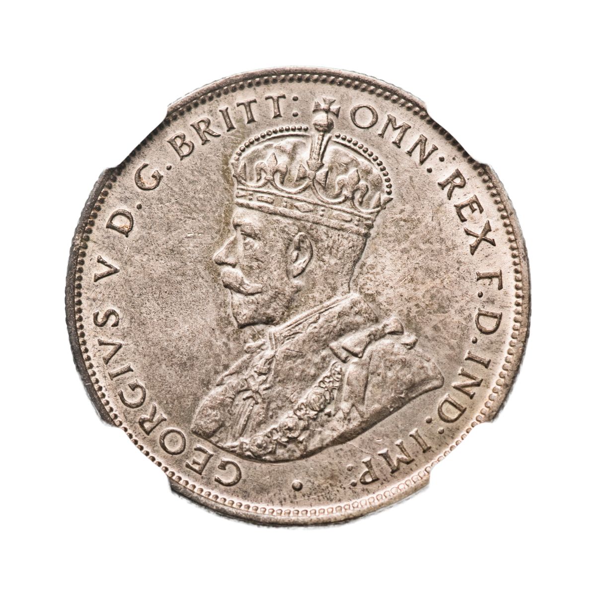 Australia George V 1925 Florin NGC MS63 (Choice Uncirculated)