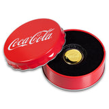 Coca-Cola 2025 $8 Bottle Cap Shaped Gold Coin