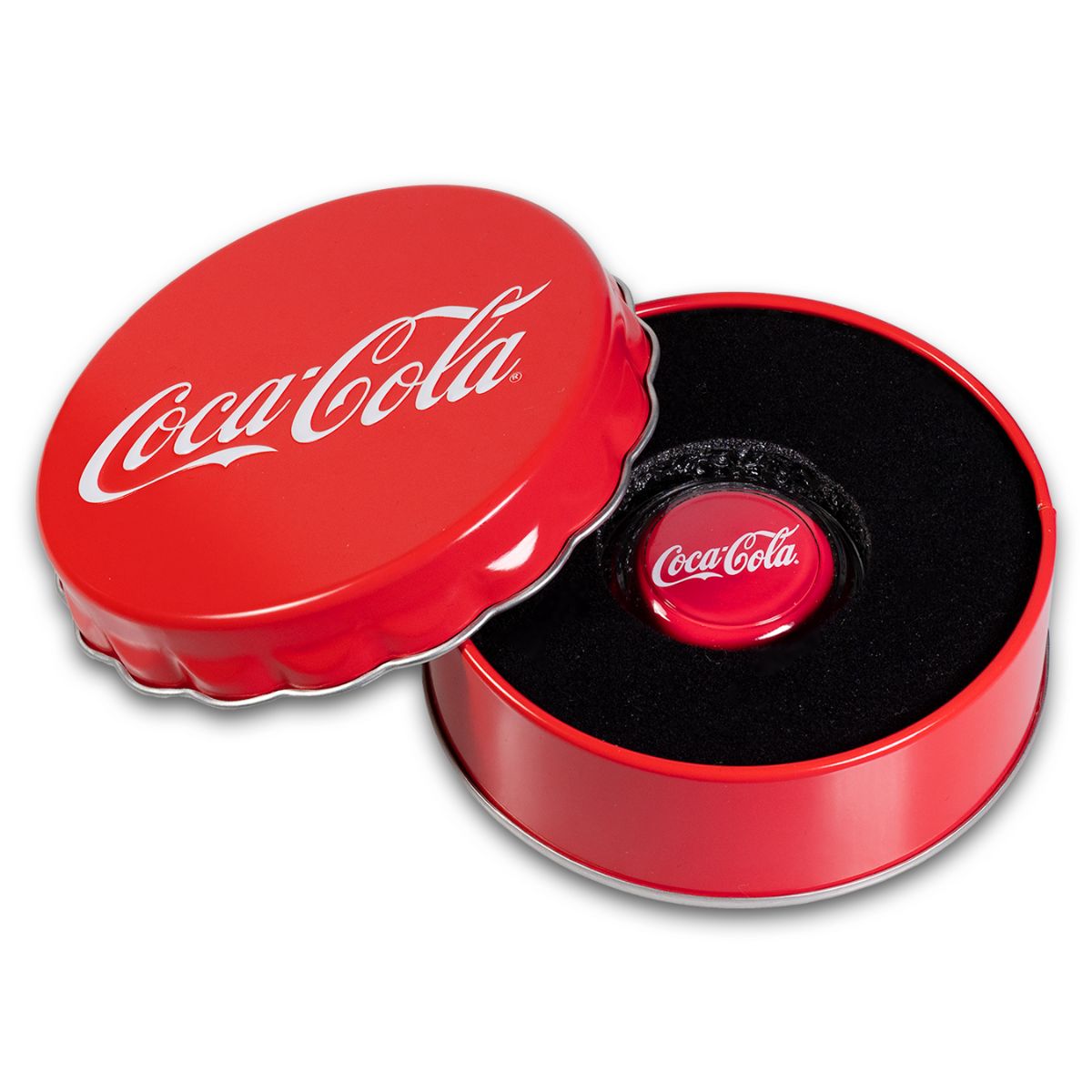 Coca-Cola 2025 $1 Bottle Cap Shaped Silver Coin