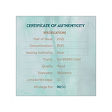 Pink Flamingo 2025 $100 1oz Gold Proof Coin