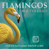 Pink Flamingo 2025 $100 1oz Gold Proof Coin