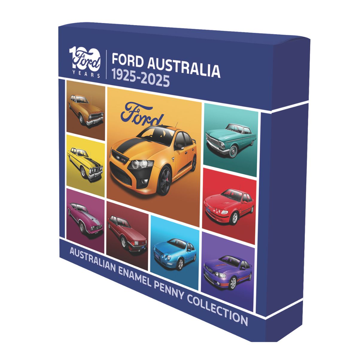 Ford Australia 100th Anniversary Enamel Penny 9-Coin Collection