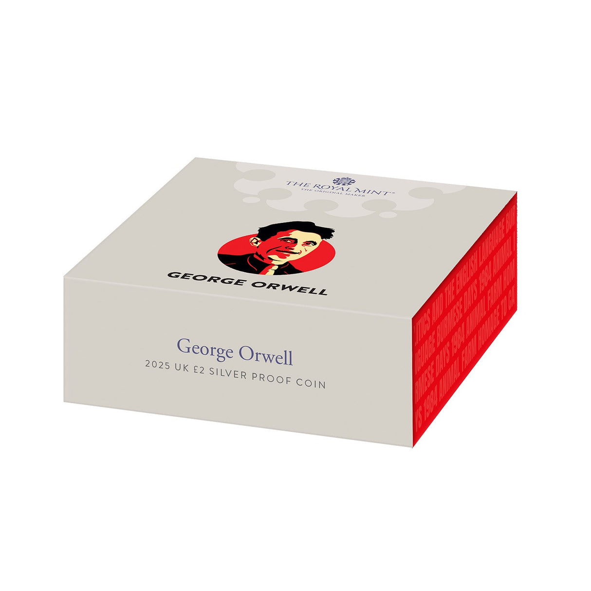 Great Britain George Orwell 2025 £2 Bimetal Silver Proof Coin