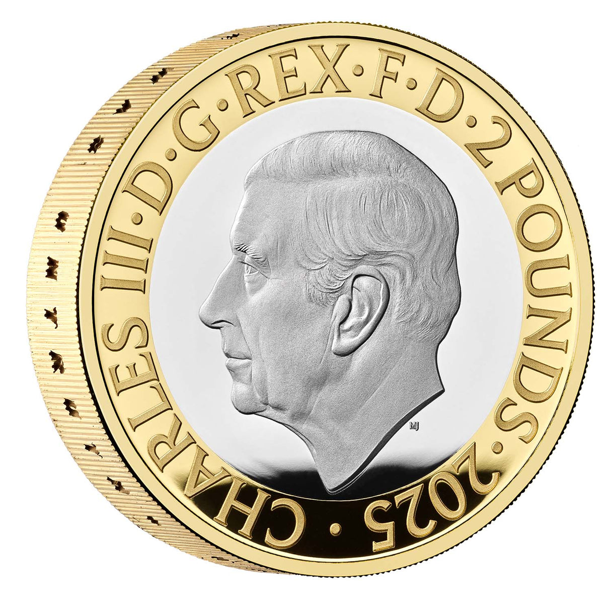 Great Britain George Orwell 2025 £2 Bimetal Silver Proof Coin