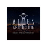 Alien Abduction 2025 $1 1oz Silver Black Proof Coin
