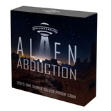 Alien Abduction 2025 $1 1oz Silver Black Proof Coin