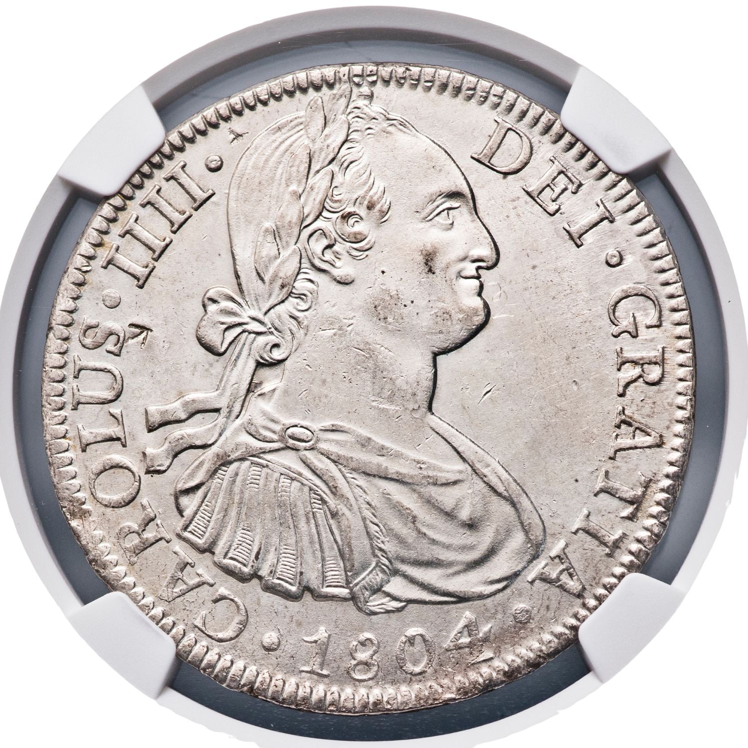 Spanish-American Charles IV 1788-1808 Mexico Silver 8 Reales NGC