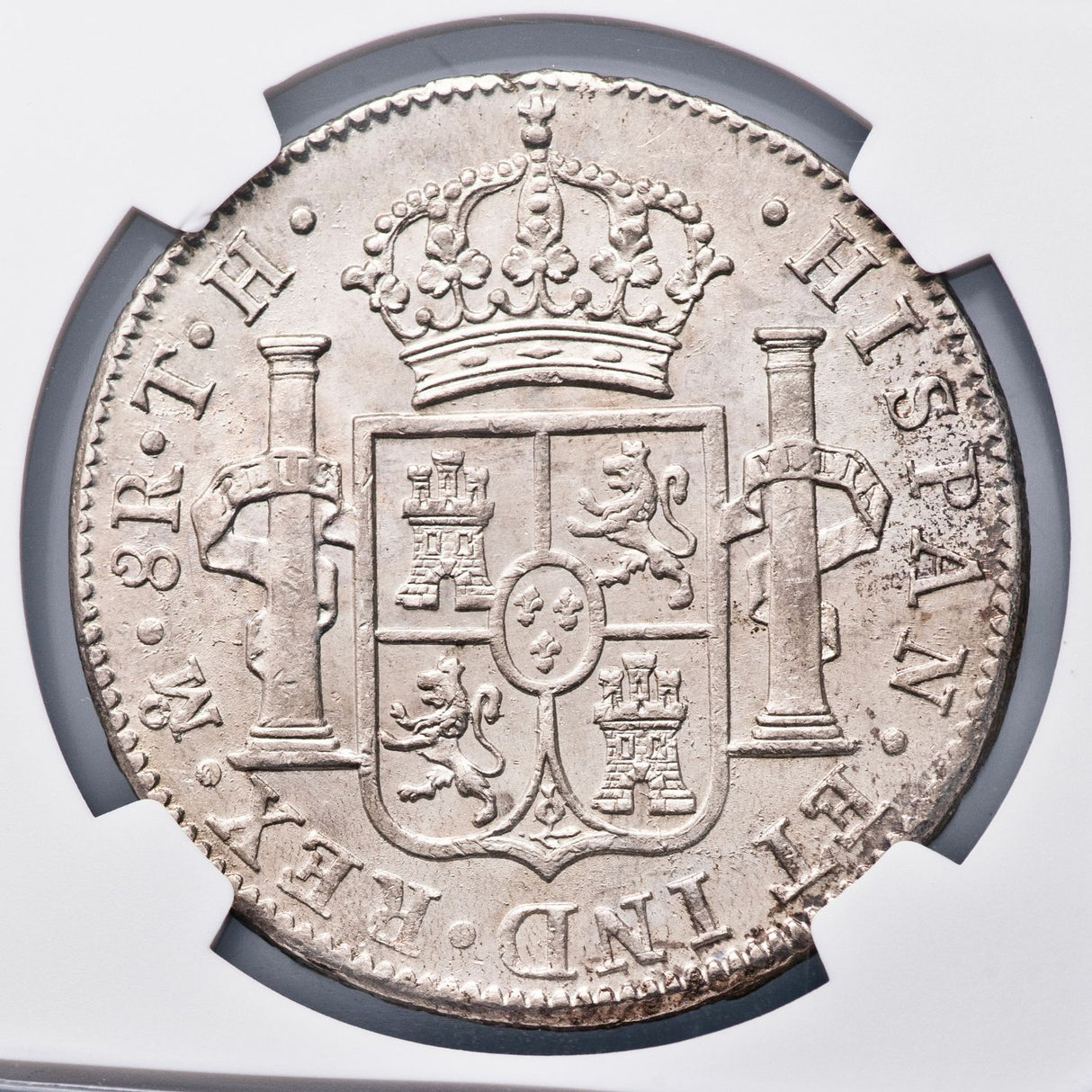 Spanish-American Charles IV 1788-1808 Mexico Silver 8 Reales NGC MS UNC Details