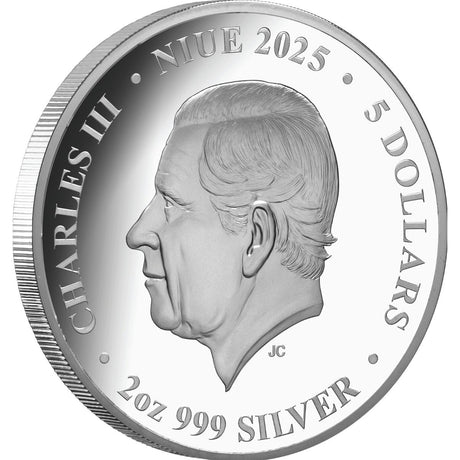 Nature’s Window Green Sea Turtle 2025 $5 Colour 2oz Silver Proof Coin