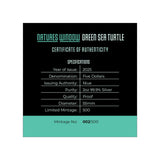 Nature’s Window Green Sea Turtle 2025 $5 Colour 2oz Silver Proof Coin