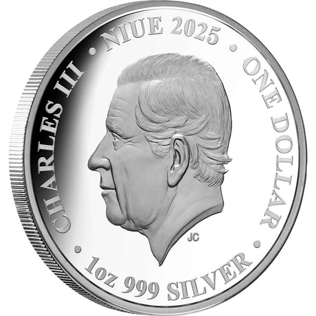 Charles Darwin & the Voyage of HMS Beagle 2025 $1 1oz Silver Proof Coin