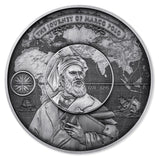 Marco Polo 2025 250Fr Silver Antique Coin