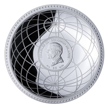 Bullion Giants 2025 $5 Curved Gold-plated Silver Prooflike Coin