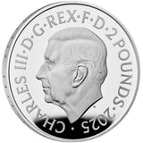 Great Britain Royal Tudor Beasts 2025 £2 Tudor Greyhound 1oz Silver Proof Coin