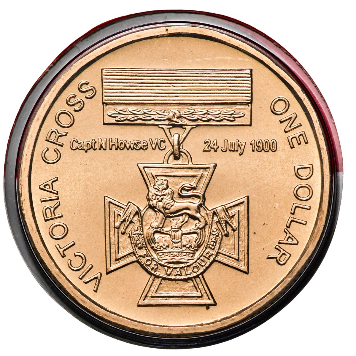 Australia Victoria Cross Centenary 2000 $1 Coin & Stamp Cover