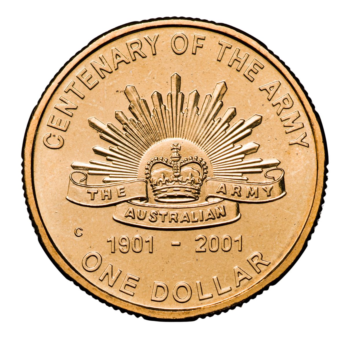 Australia Army, RAAF & Navy Anniversary 2001 $1 Alumium-Bronze Uncirculated 3-Coin Set