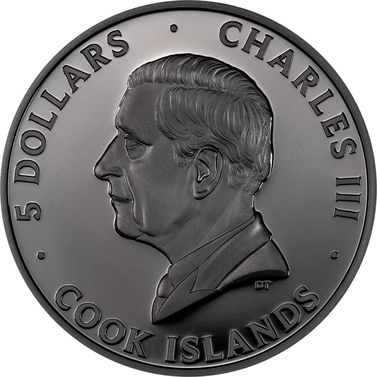 Butterfly 2025 $5 Obsidian Black 1oz Silver Coin