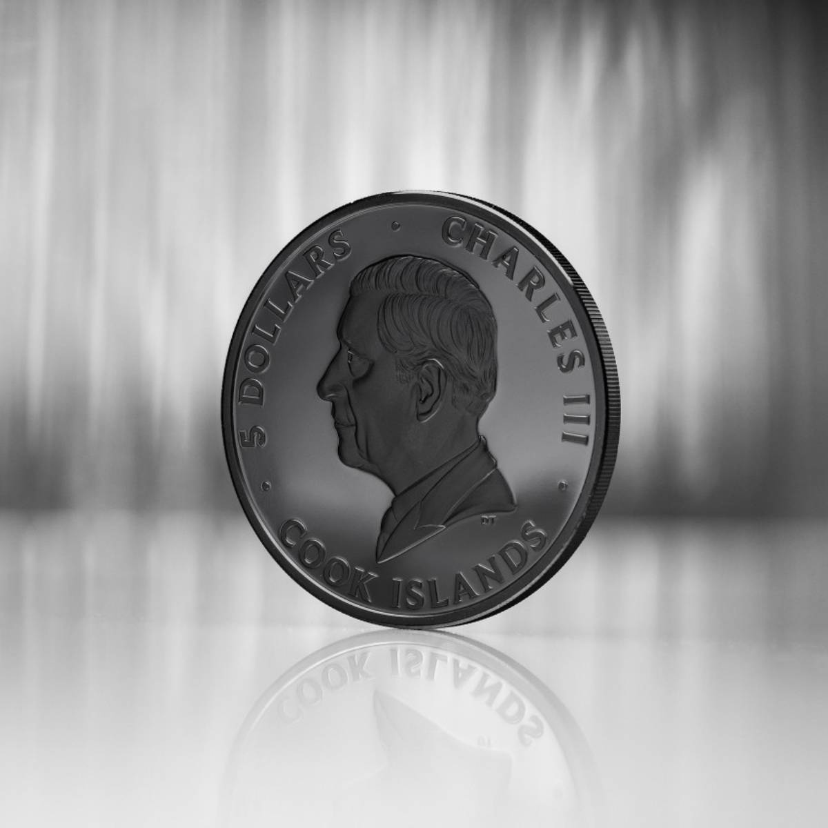 Butterfly 2025 $5 Obsidian Black 1oz Silver Coin