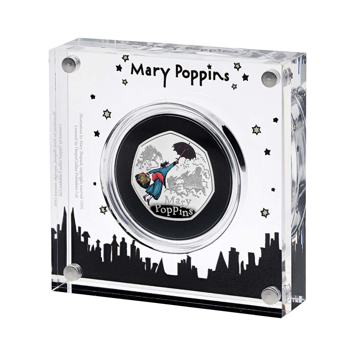 Great Britain Mary Poppins 2025 50p Colour Silver Proof Coin