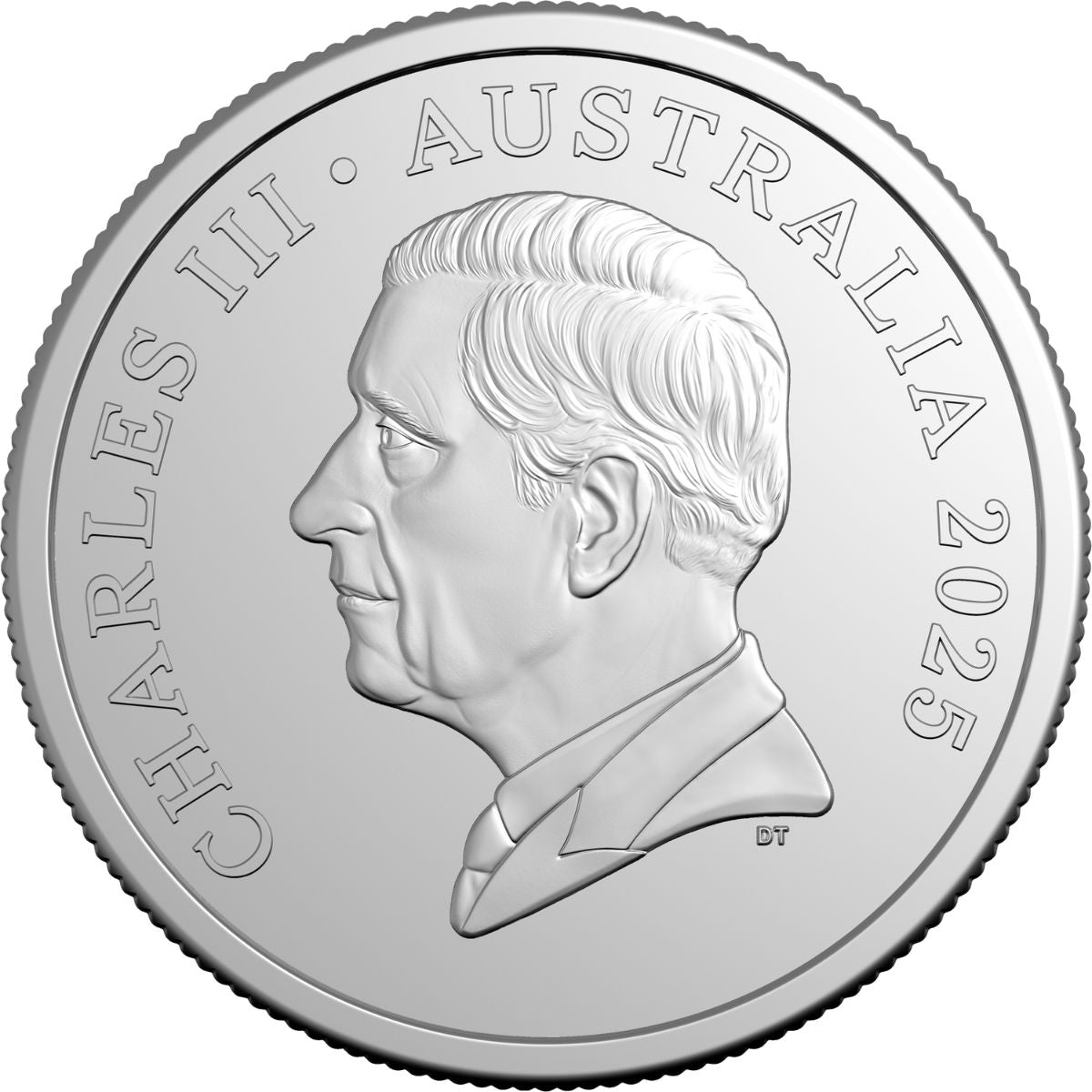 Australia Charles III 2025 5c Cupro-Nickel Uncirculated 40-Coin Heads/Heads or Tails/Tails RAM Mint Roll