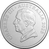 Australia Charles III 2025 5c Cupro-Nickel Uncirculated 40-Coin Heads/Heads or Tails/Tails RAM Mint Roll