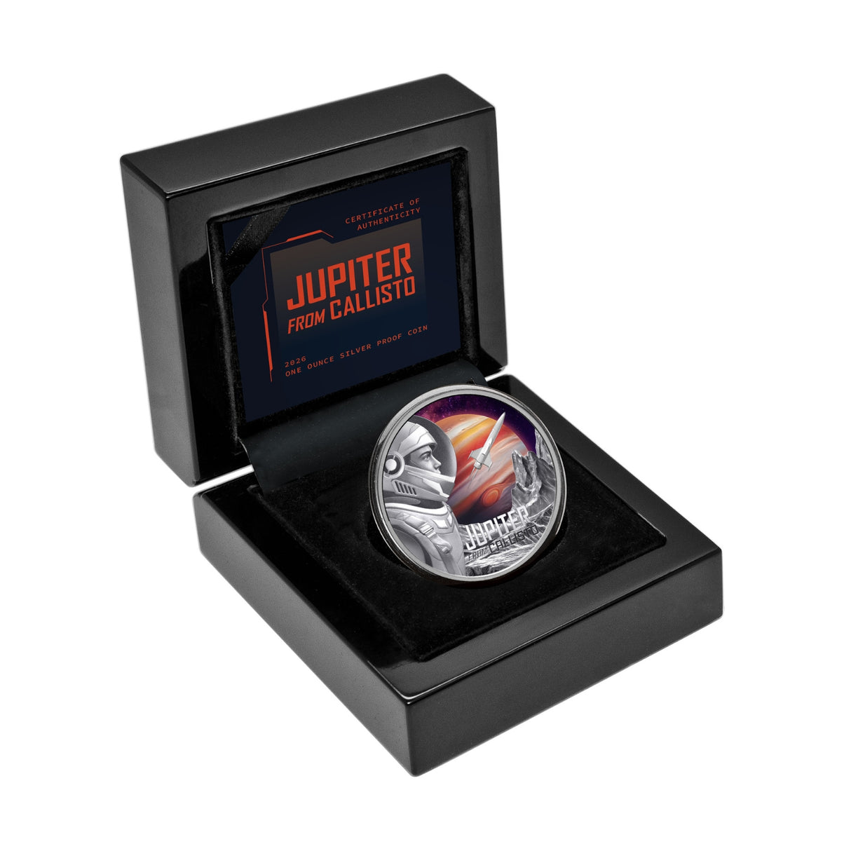 Jupiter from Callisto 2026 $1 1oz Silver Proof Coin