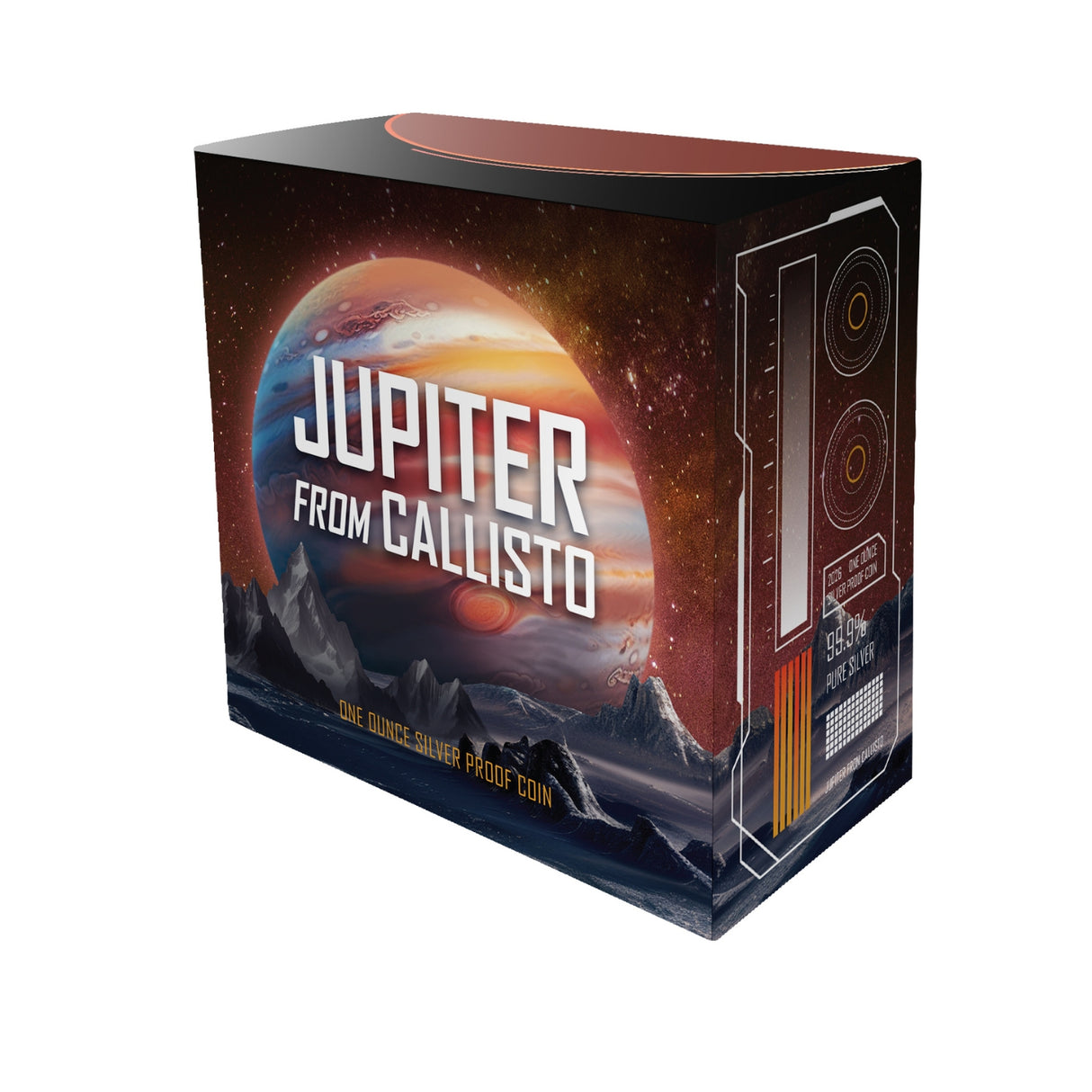 Jupiter from Callisto 2026 $1 1oz Silver Proof Coin