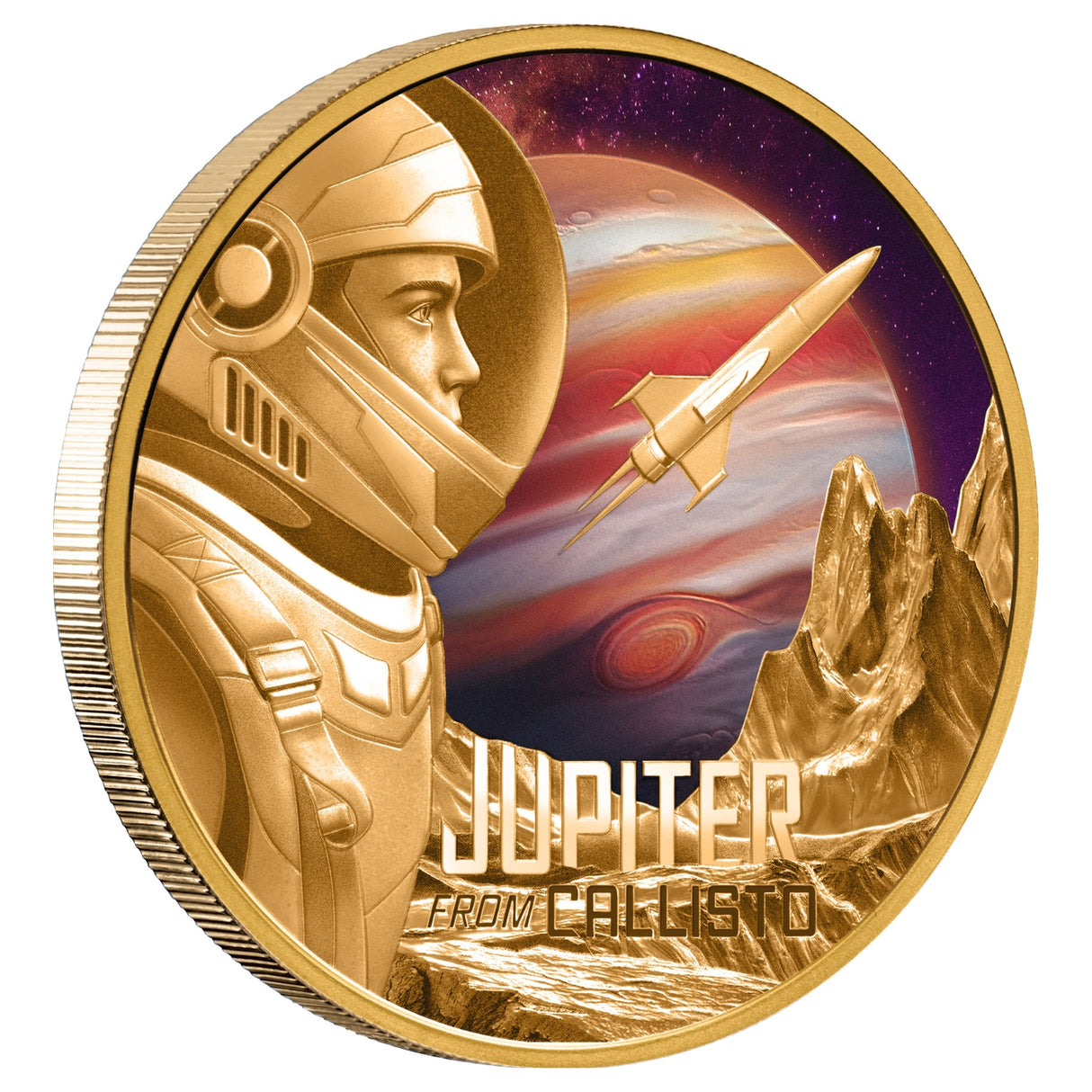 Jupiter from Callisto 2026 $100 1oz Gold Proof Coin