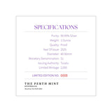 Mother-of-Pearl Clouds 2025 $1 1oz Silver Proof Coin