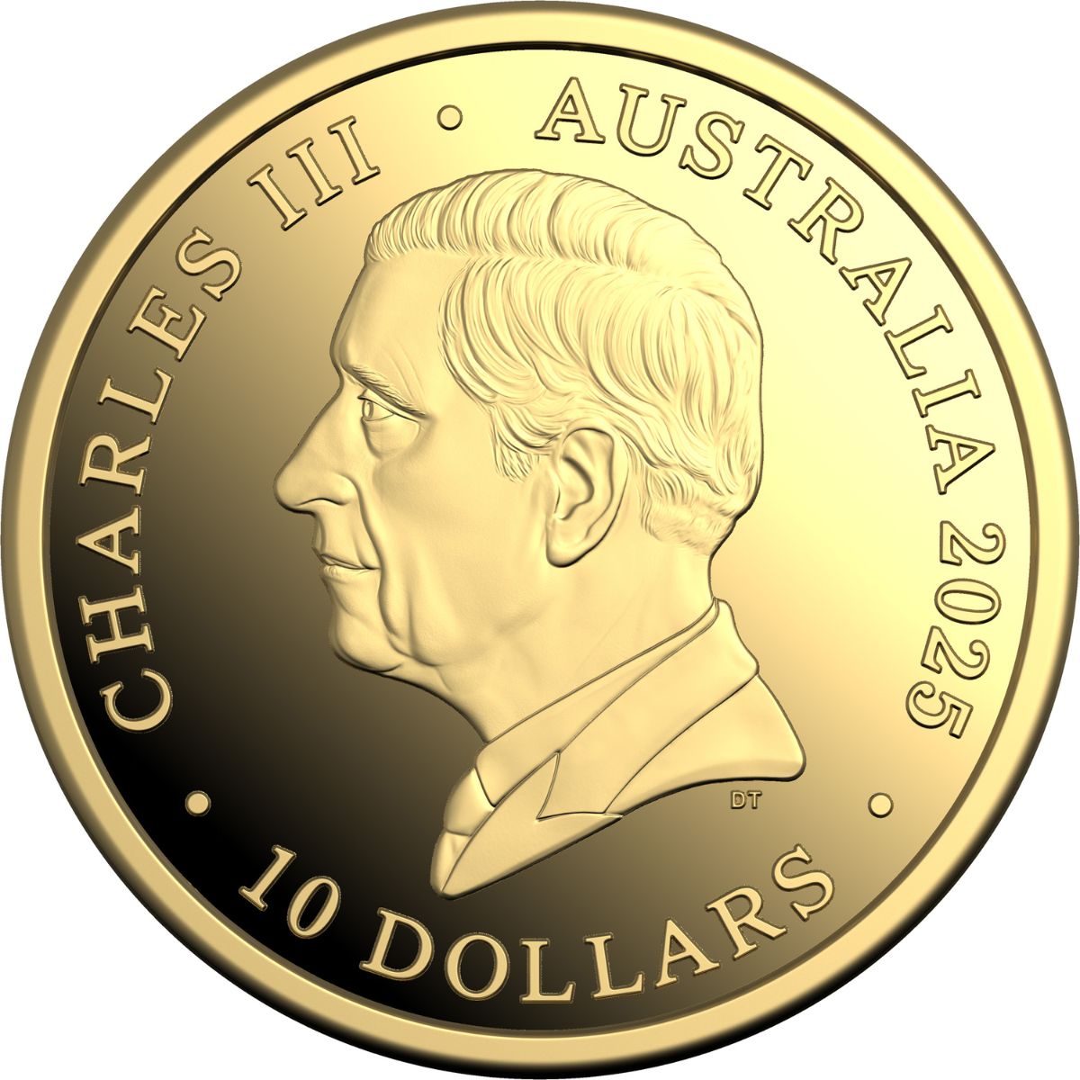 Australia Royal Australian Mint 60th Anniversary 2025 $10 C Mintmark 1/10oz Gold Proof Coin