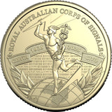 Australia Royal Australian Corps of Signals Centenary 2025 $1 Aluminium-Bronze Uncirculated Coin