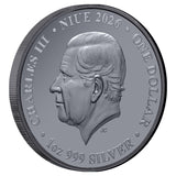 Chess Rook 2026 $1 1oz Silver Black Proof Coin