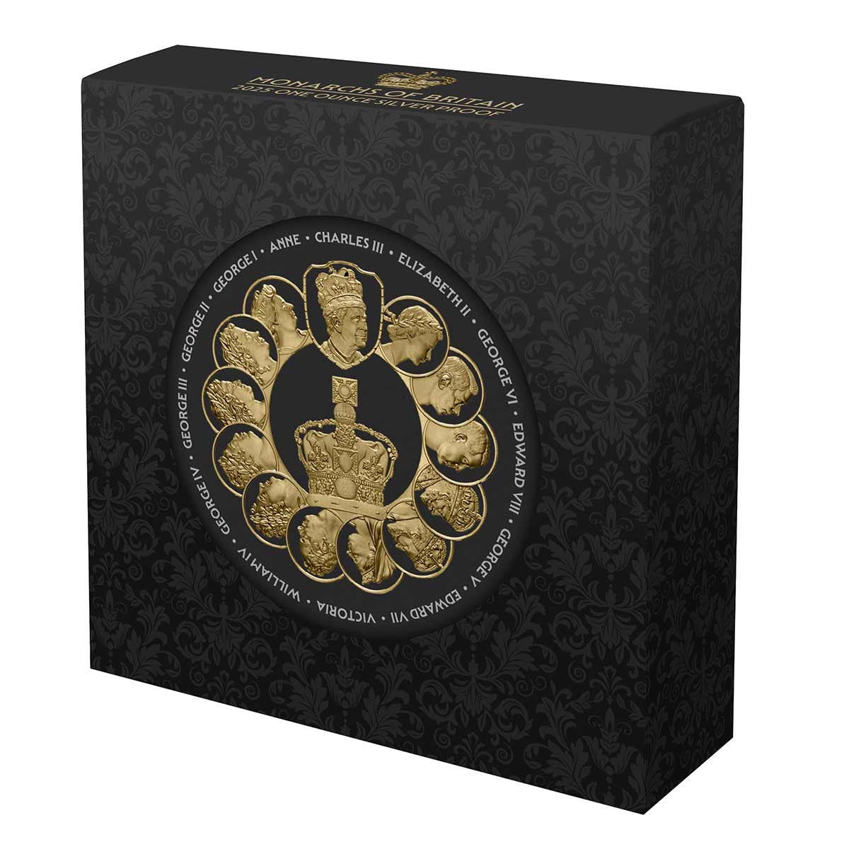 Monarchs of Britain 2025 $1 Gold-plated 1oz Silver Proof Coin