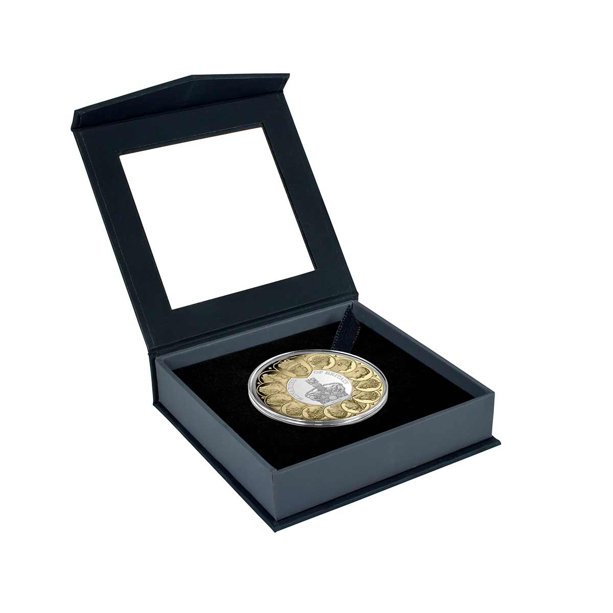 Monarchs of Britain 2025 $1 Gold-plated 1oz Silver Proof Coin