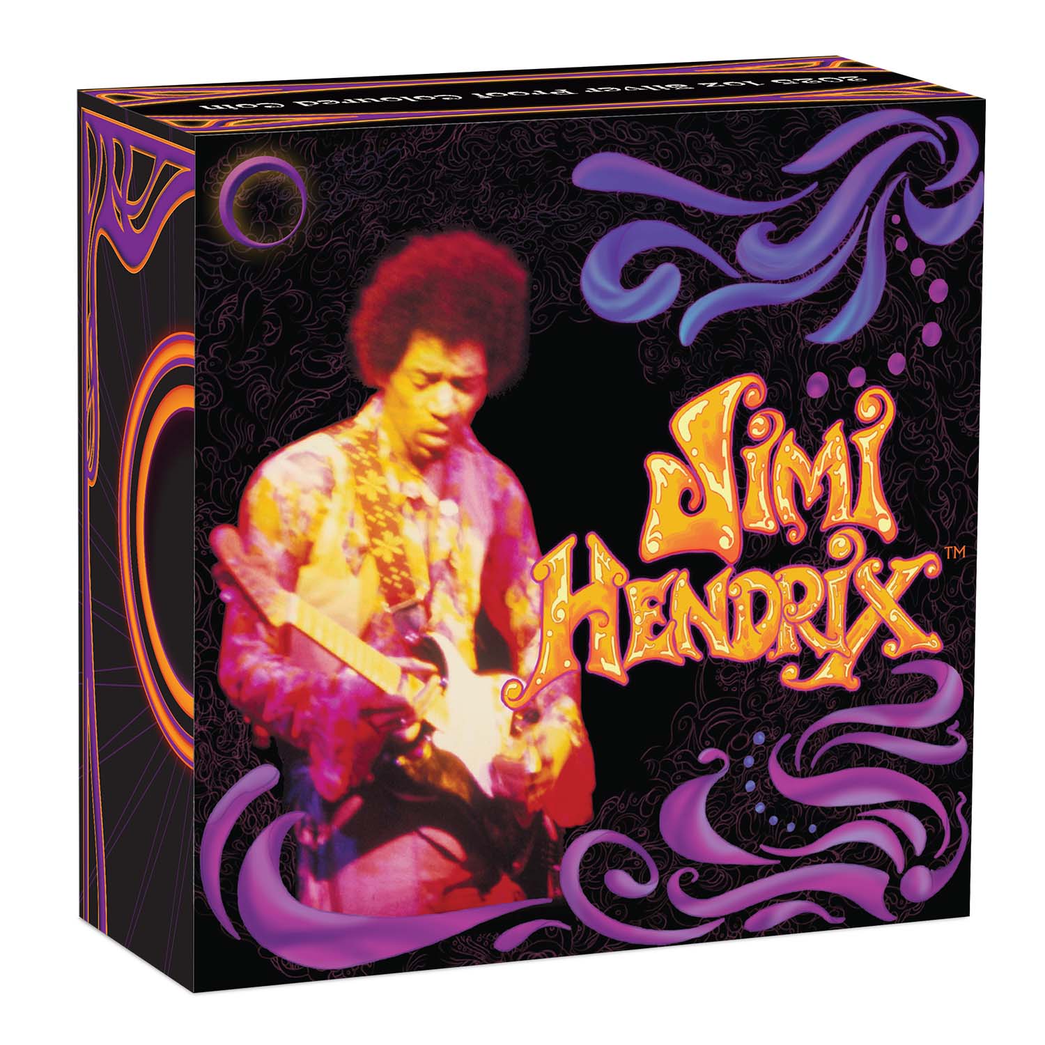 Jimi Hendrix™ 2025 $1 Colour 1oz Silver Proof Coin – Downies Jimi Hendrix™ 2025 $1 Colour 1oz Silver Proof Coin – Downies