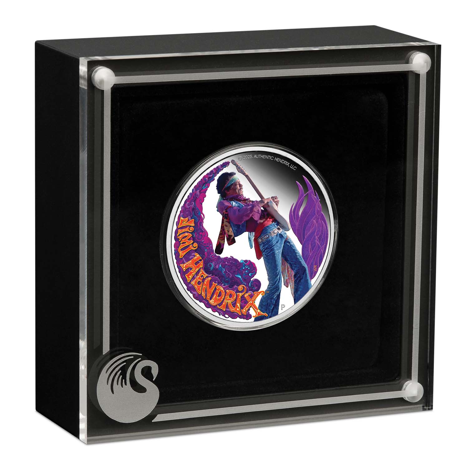 Jimi Hendrix™ 2025 $1 Colour 1oz Silver Proof Coin – Downies Jimi Hendrix™ 2025 $1 Colour 1oz Silver Proof Coin – Downies