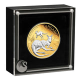 Australia Kangaroo 2025 $2 Gold-plated 2oz Silver Proof Coin