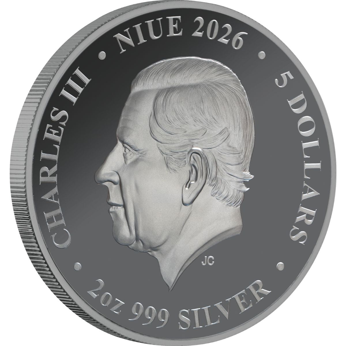 Moby Dick 2026 $5 2oz Silver Black Proof Coin