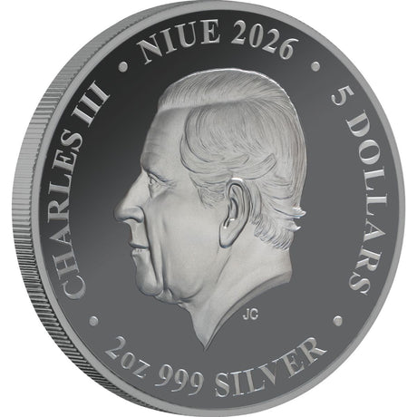 Moby Dick 2026 $5 2oz Silver Black Proof Coin