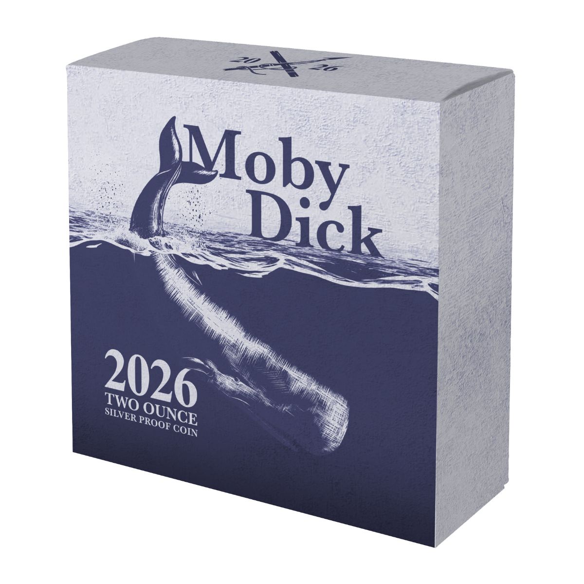 Moby Dick 2026 $5 2oz Silver Black Proof Coin