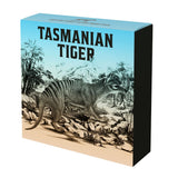 Tasmanian Tiger 2026 $1 Gold-plated 1oz Silver Black Proof Coin